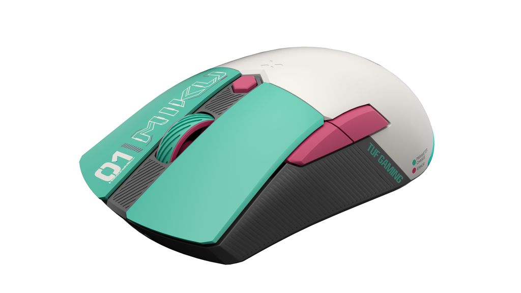 TUF Gaming Mini Hatsune Miku限定版電競滑鼠
